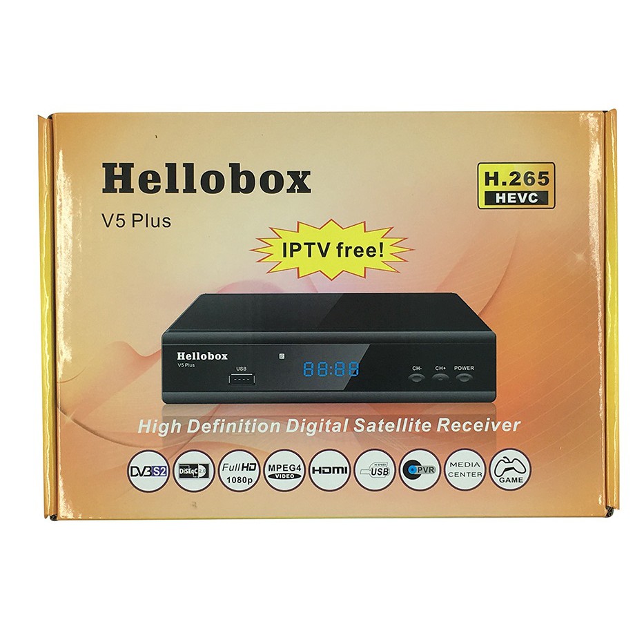 Đầu KTS Hellobox V5 Plus HD với nhiều kênh truyền hình hấp dẫn