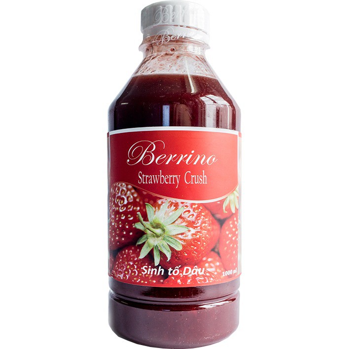 Sinh tố Berrino dâu (strawberry crush) 1.000 ml - CBE005