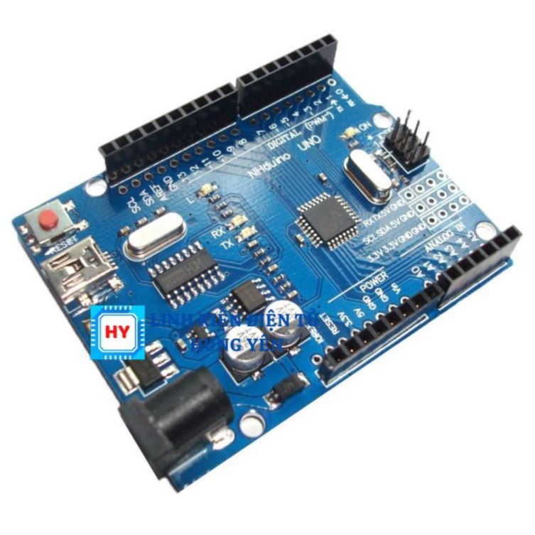 Arduino UNO R3 Micro USB ATMEGA328P-16AU CH340G Phiên bản mới nhất