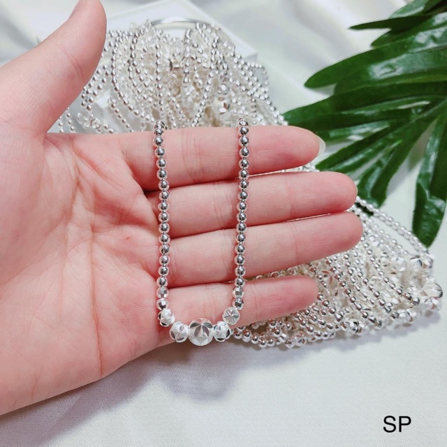 DÂY CHUYỀN VÀ LẮC TAY BI BẠC S925 CHO BÉ YÊU - TRANG SỨC BẠC S925