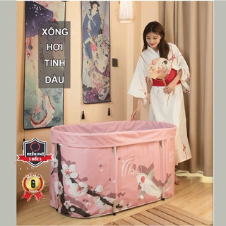 Bồn tắm gấp gọn đa năng xông hơi giữ nhiệt cho gia đình