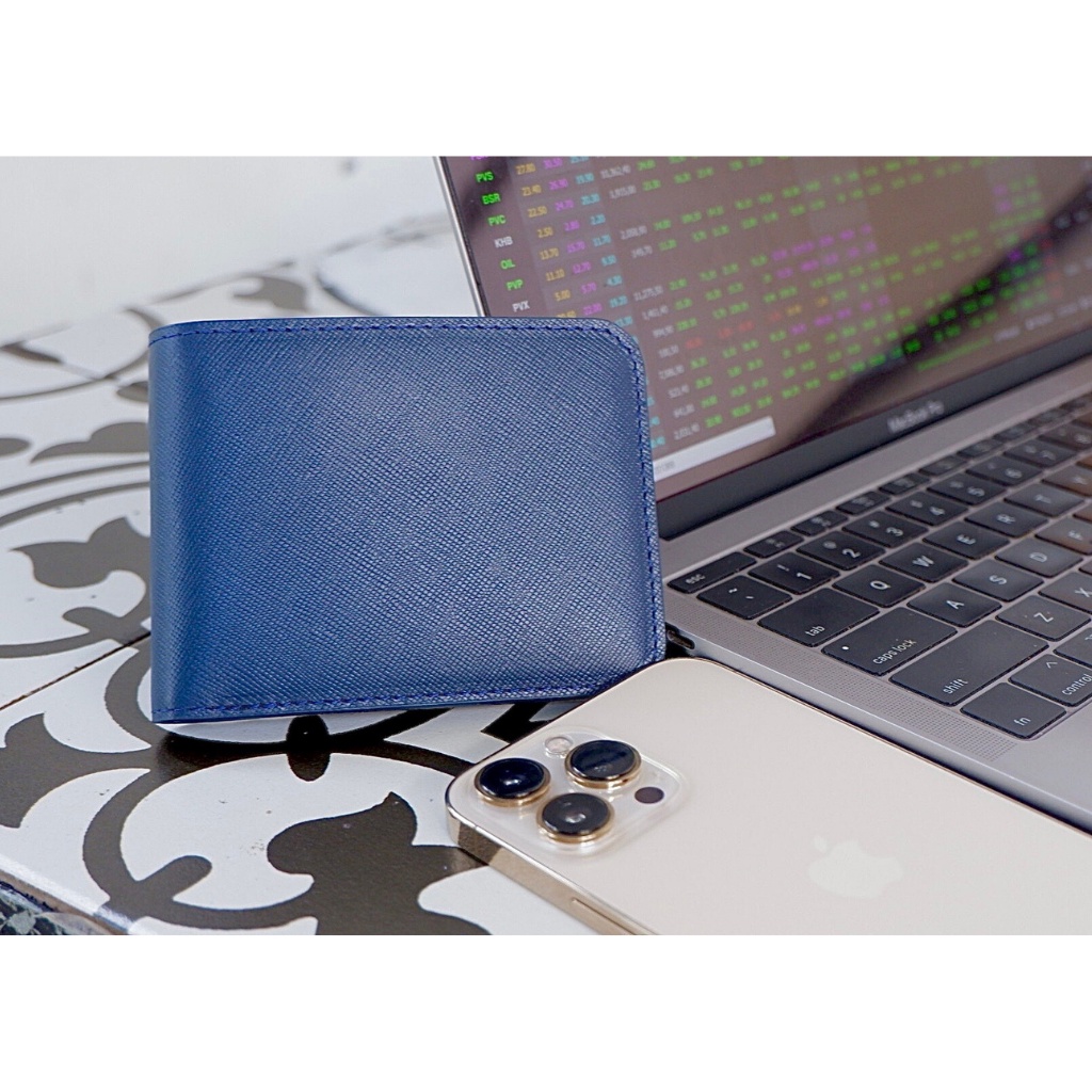 Ví da nam cao cấp, bóp ví nam da bò thật Clément – CM019 - BH 12 tháng