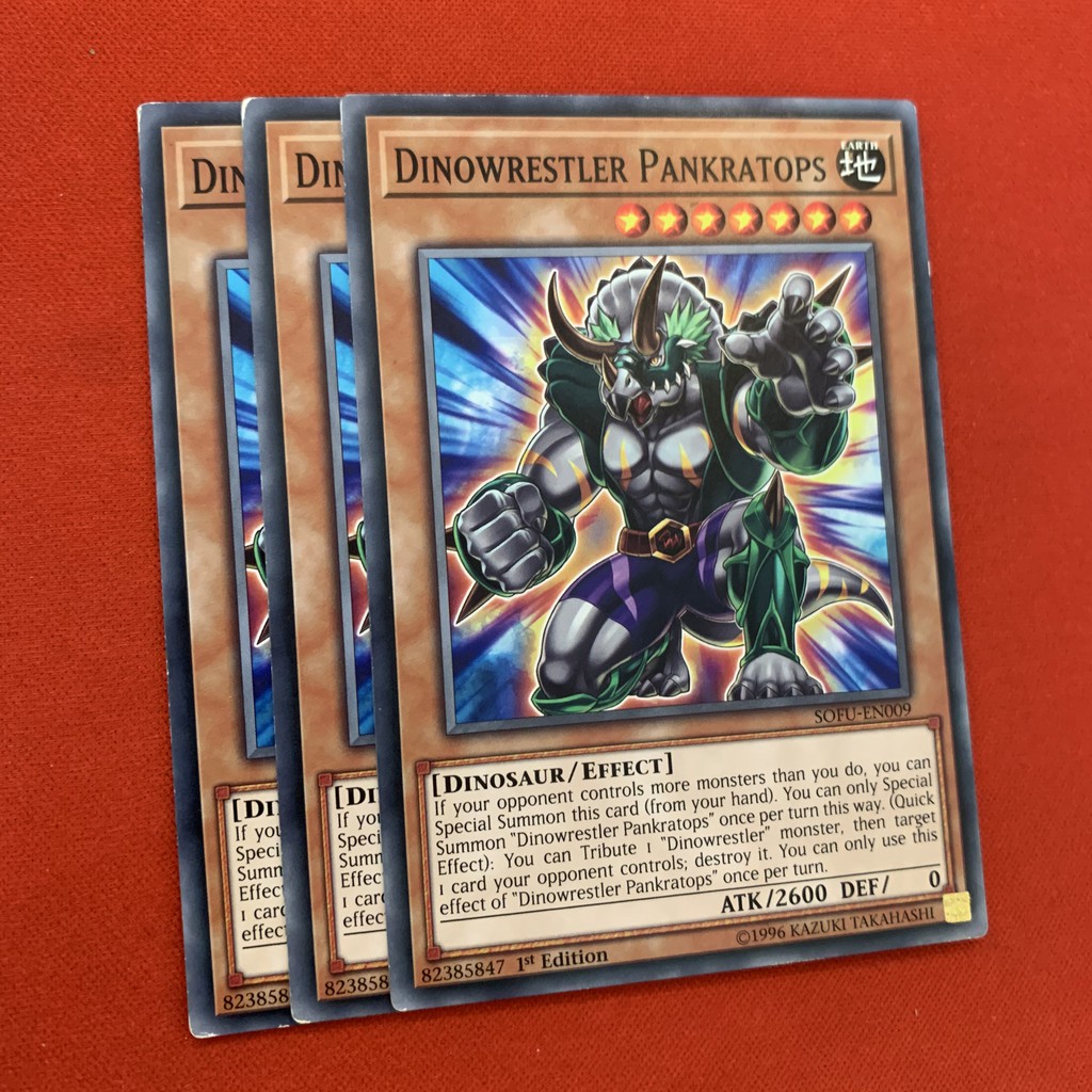 [EN]Thẻ Bài Yugioh Chính Hãng] Dinowrestler Pankratops