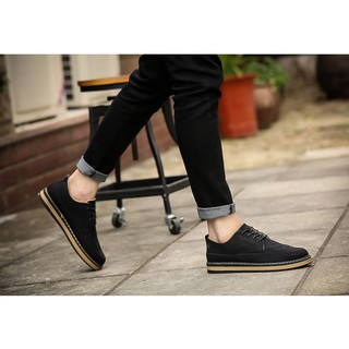 giày sneaker da lộn trẻ trung GLK138