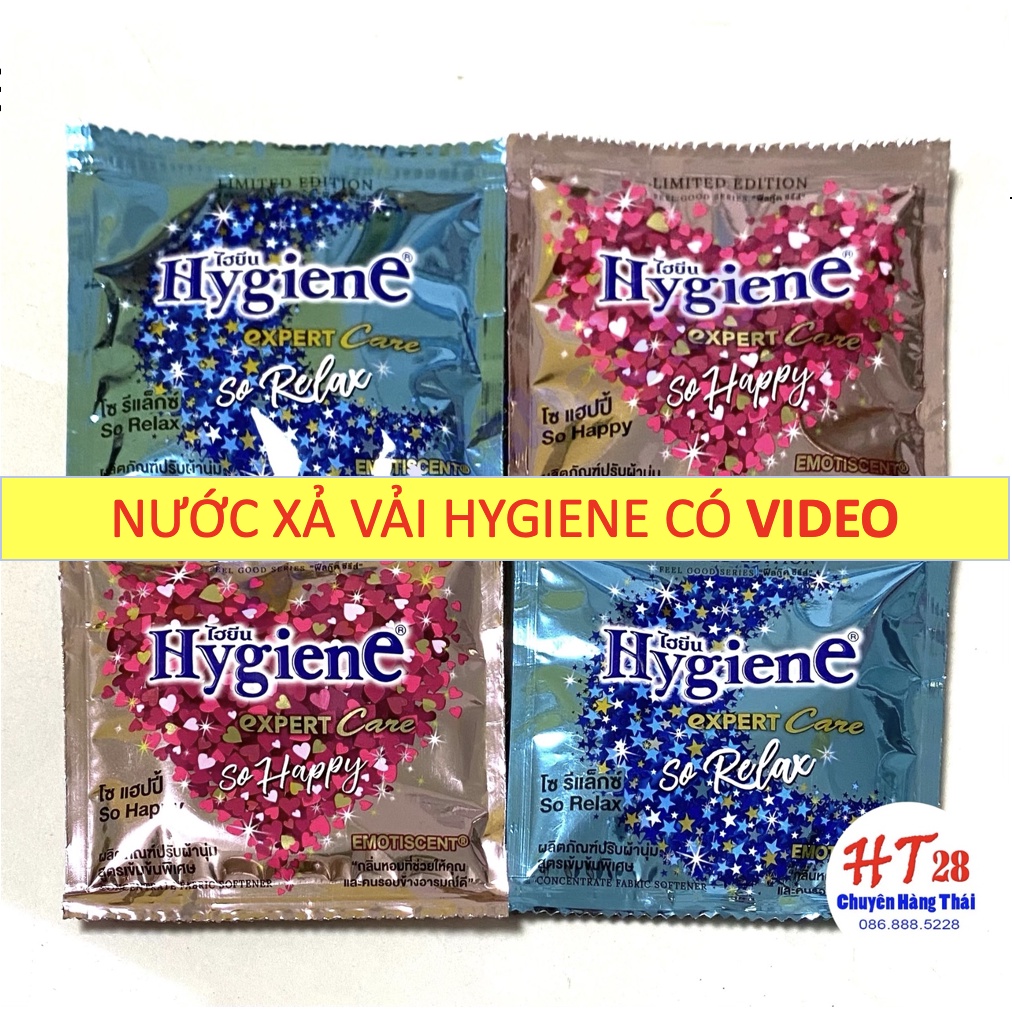 Nước Xả Hygiene Thái Lan Nước xả vải đậm đặc- Siêu thơm sử dụng tiết kiệm, an toàn cho da, Huongthao28 - NG19