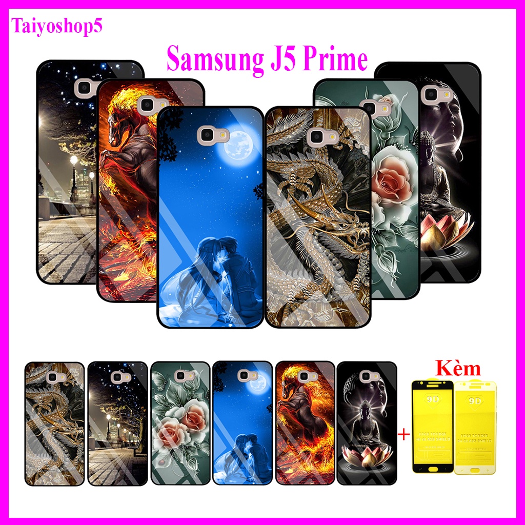 "Combo 1 ốp lưng Samsung J5 Prime + 1 Cường Lực" Mặt kính 3D sang trọng_Không Nhòe, Không Phai Hình Taiyoshop5