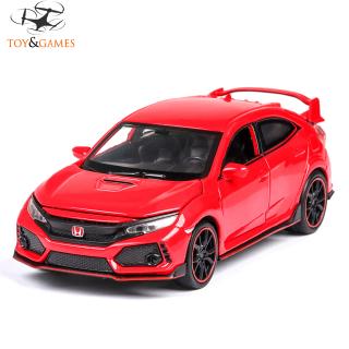 1/32 Alloy Car Small Steel Car Simulation Sound and Light Pull Back Car
