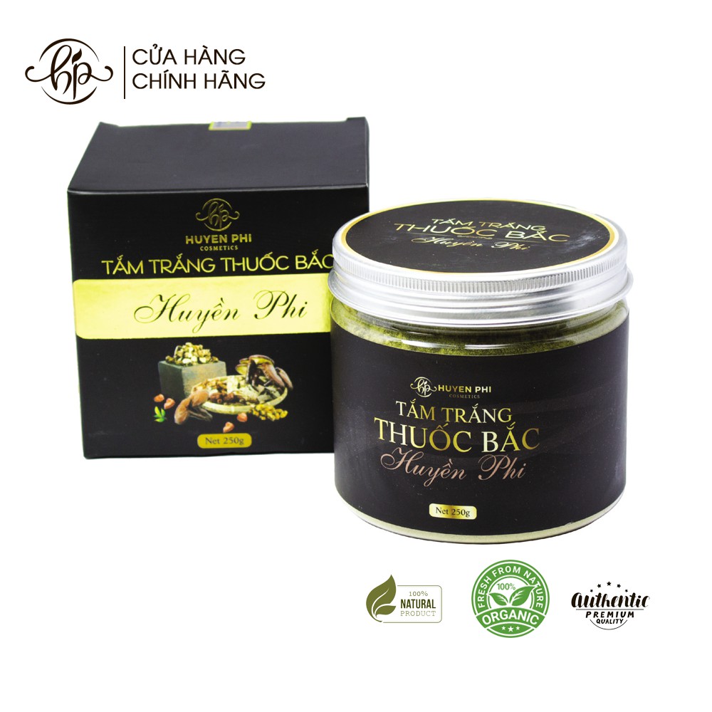 Tắm trắng Thuốc bắc Huyền Phi thế hệ 2 Giúp da sáng mịn và khỏe mạnh 250gr