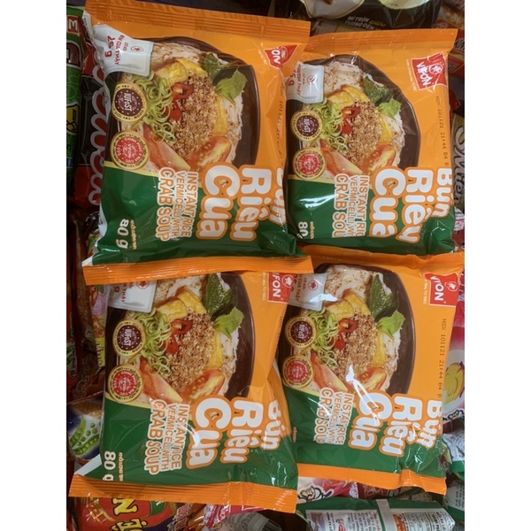 Bún Riêu Cua Ăn Liền Vifon 80g
