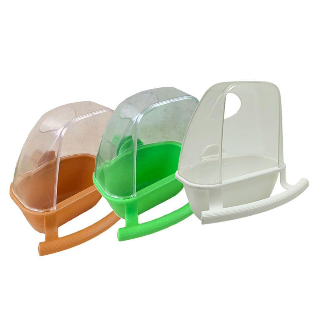1 Dụng Cụ Đựng Thức Ăn / Nước Uống Gắn Lồng Chim Tiện Dụng