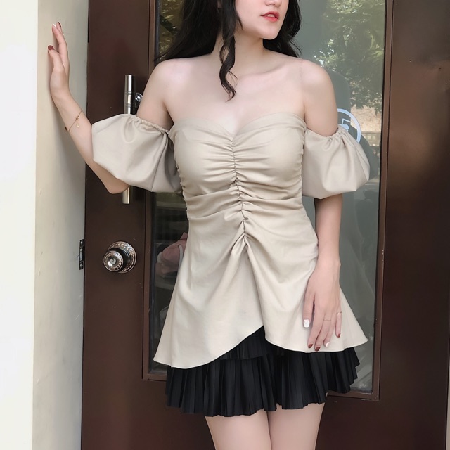Áo tay bồng tiểu thư