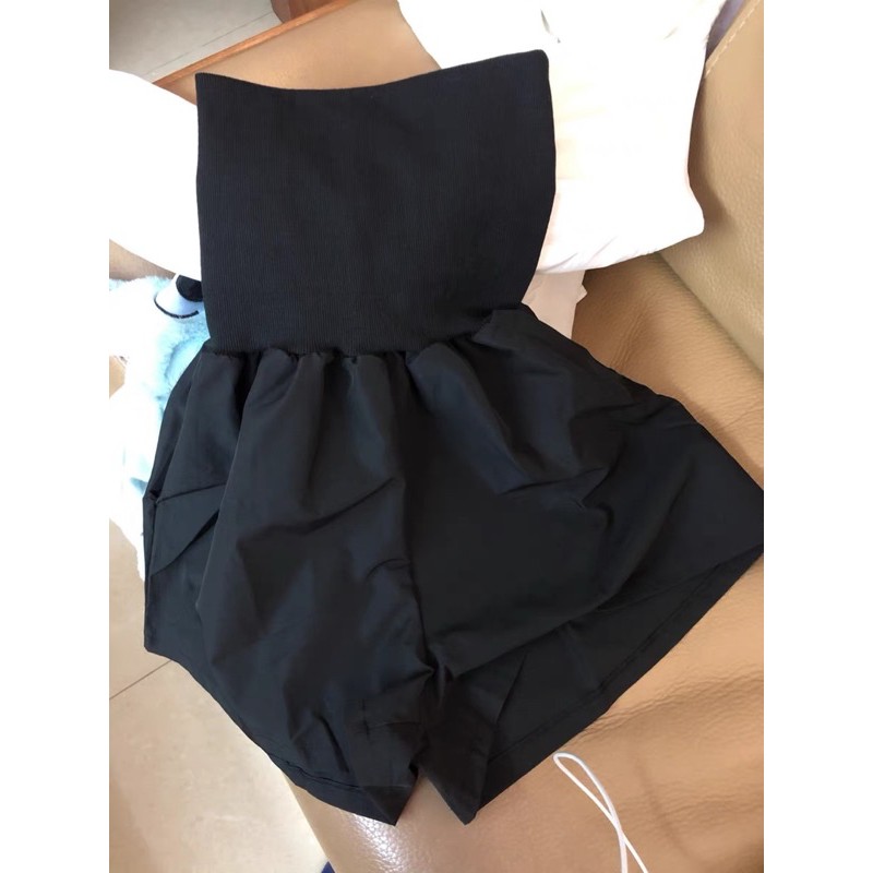 ORDER | ĐẦM JUMSUIT ỐNG BO NGỰC ĐEN / TRẮNG