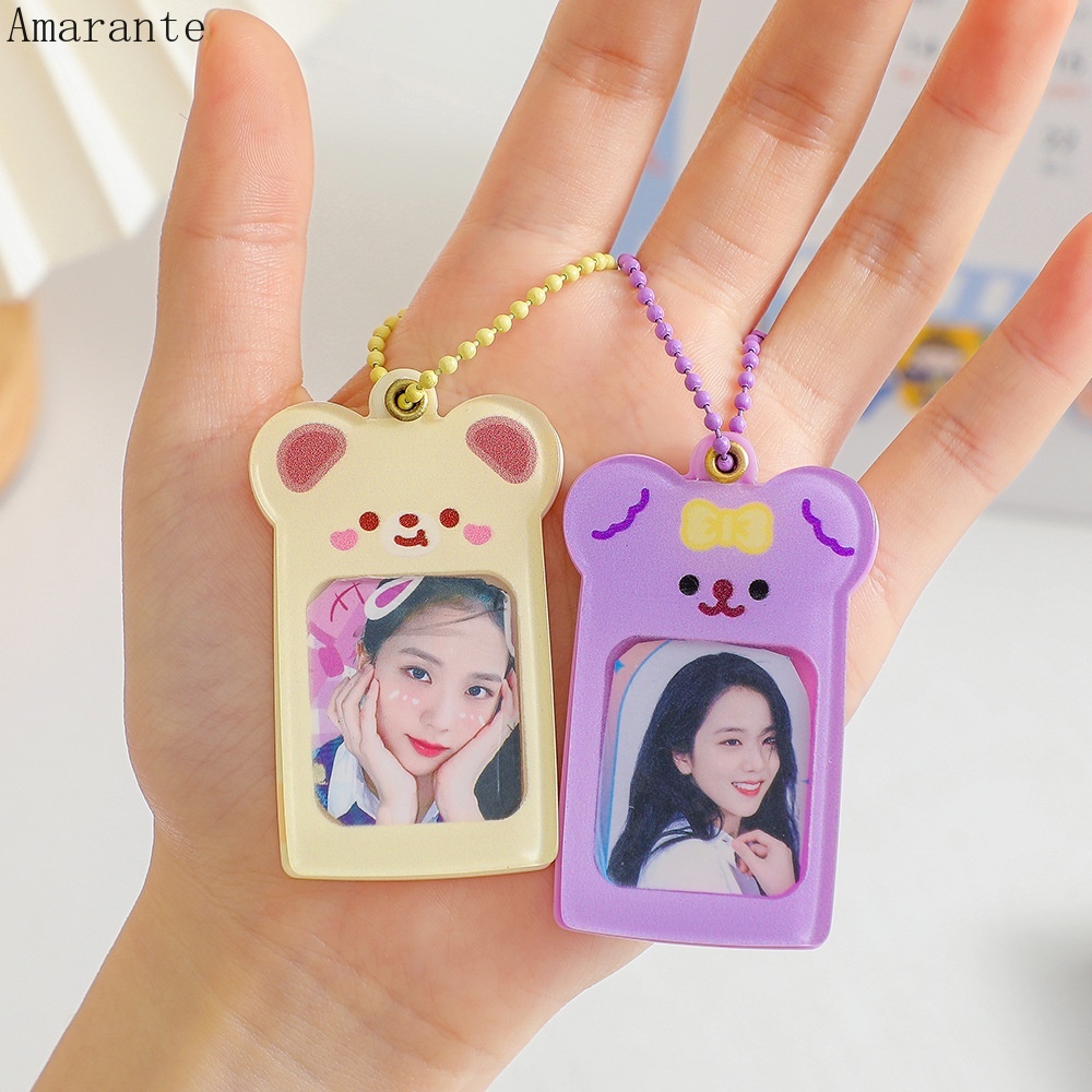 Móc Khóa Hình Khung Ảnh Mini Bằng Acrylic Dễ Thương DIY