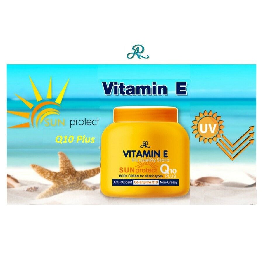 Kem Vitamin E Aron Q10 dưỡng ẩm chống nắng 200ml