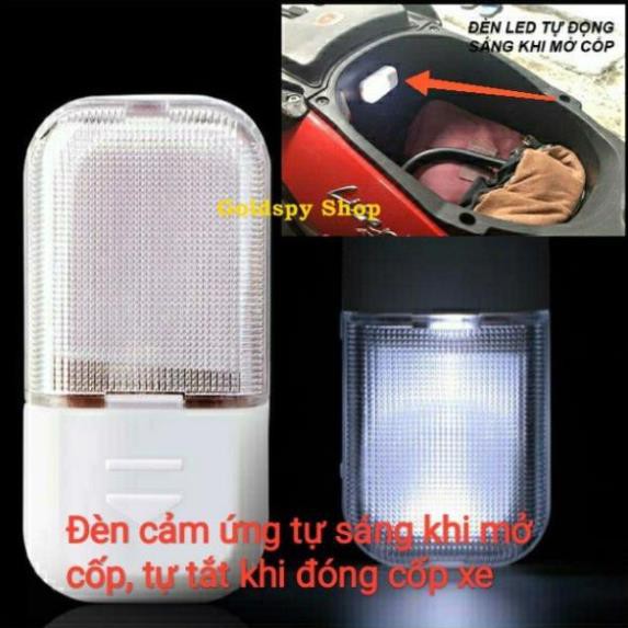 Đèn Led Cảm Ứng Tự Sáng Khi Mở Cốp Xe Máy, Ô Tô - Đèn Cốp Xe Tự Động Bật Tắt