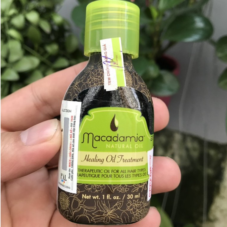 Chính hãng  Tinh dầu phục hồi biểu bì tóc Macadamia Healing oil treatment 27ml