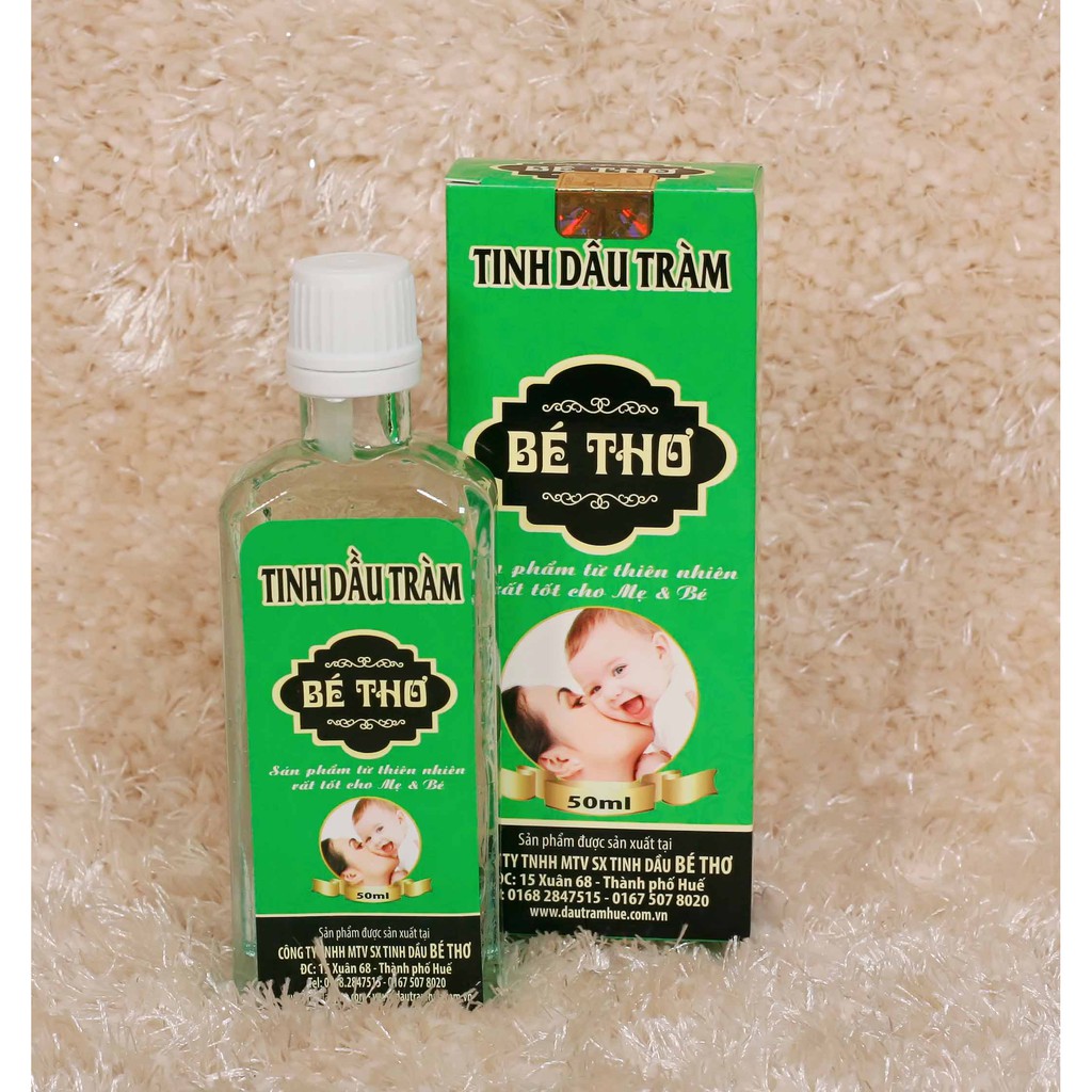 Tinh dầu tràm Bé Thơ 50ml- Tinh dầu khuynh diệp Bé Thơ 35ml