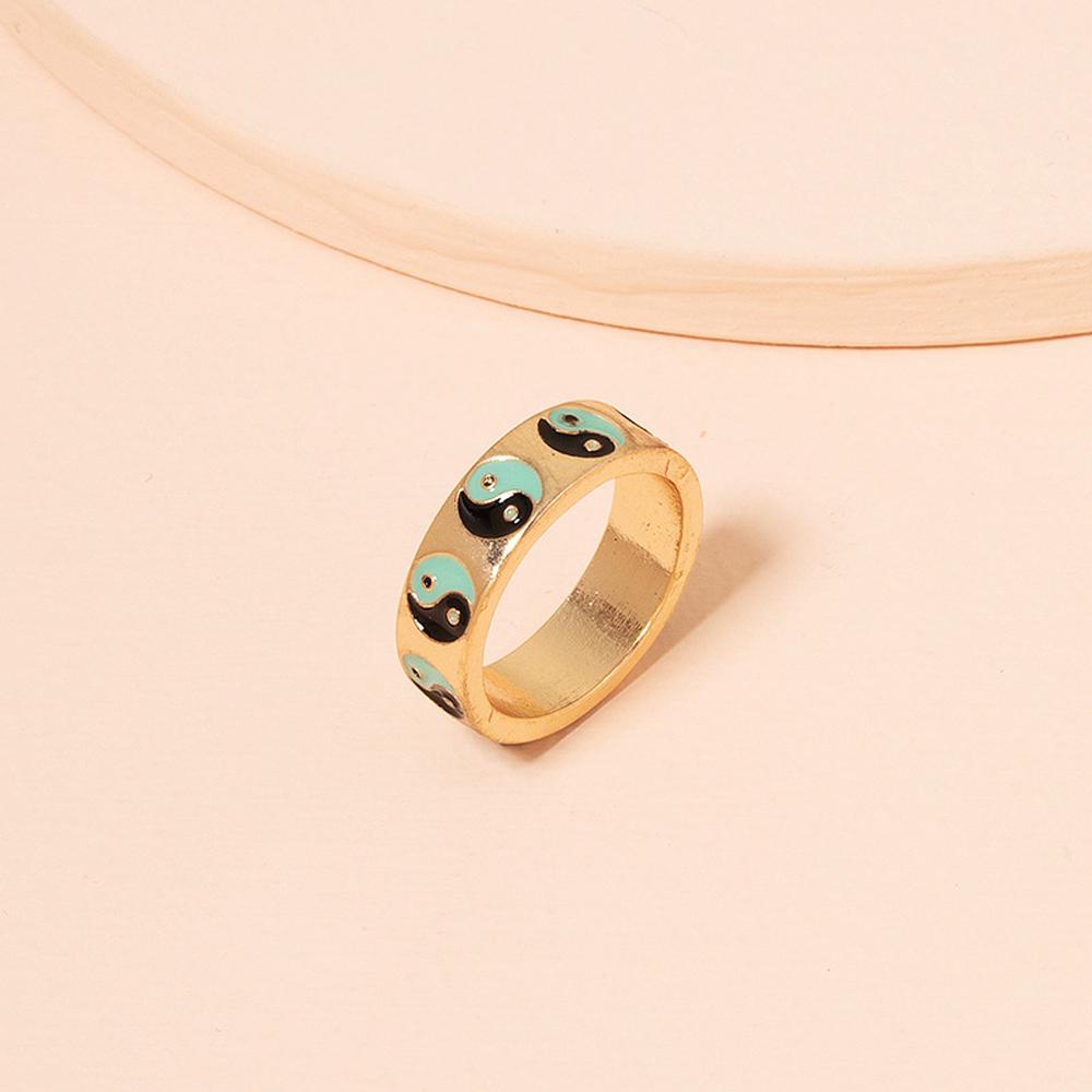 Nhẫn Mặt Người Ngoài Hành Tinh Cho Nam Và NữTrang Sức Thời Trang