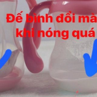 Bình sữa cổ rộng cảm ứng nhiệt báo nóng 180ml/240ml/320ml