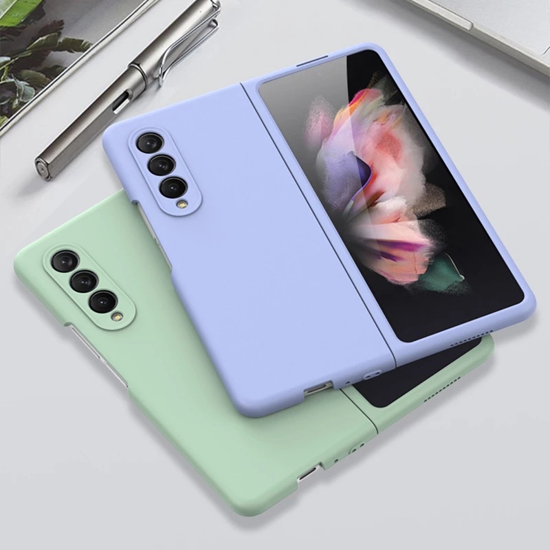 Ốp Điện Thoại Silicon Dẻo Siêu Mỏng Chống Sốc Bảo Vệ Màn Hình Toàn Diện Cho Samsung Galaxy Z Fold 3 1 Cái