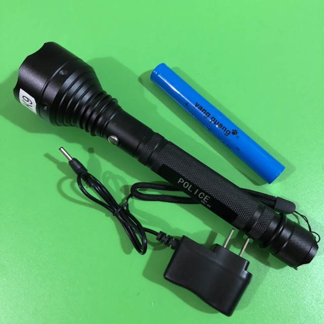 💥 đèn pin siêu sáng 💥 Police  XSL - K9 , màu đen