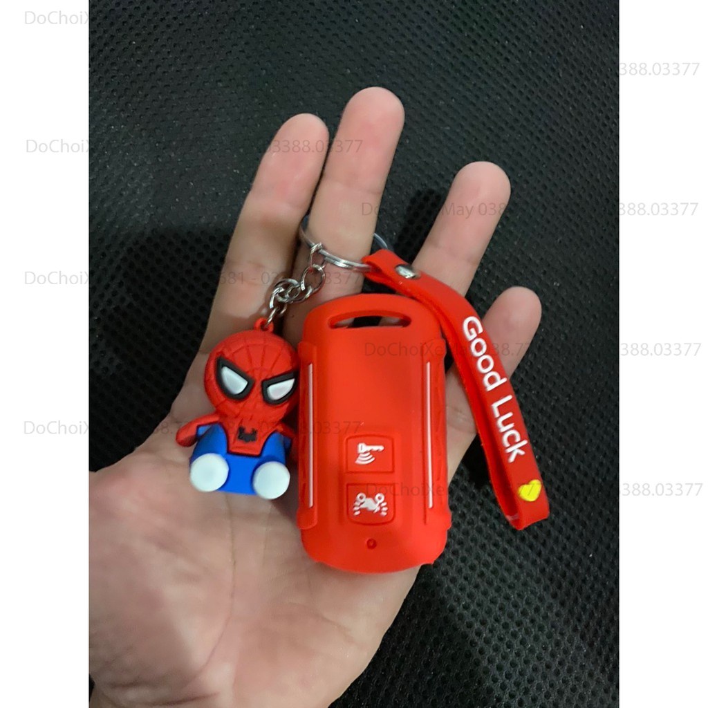 Bao bọc Remote 2 nút Smartkey Honda tặng kèm móc khoá hoạt hình 3D cao cấp xịn sò . DoChoiXeMay