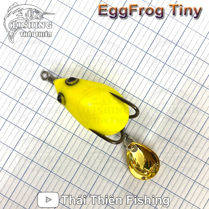 Mồi Giả Câu Cá Nhái Hơi Chuột Sóc EggFrog Tiny Dài 30mm Nặng 5.2g Mẫu Mới Nhiều Màu Siêu Nhạy Dùng Câu Cá Lóc, Chẽm, Mú