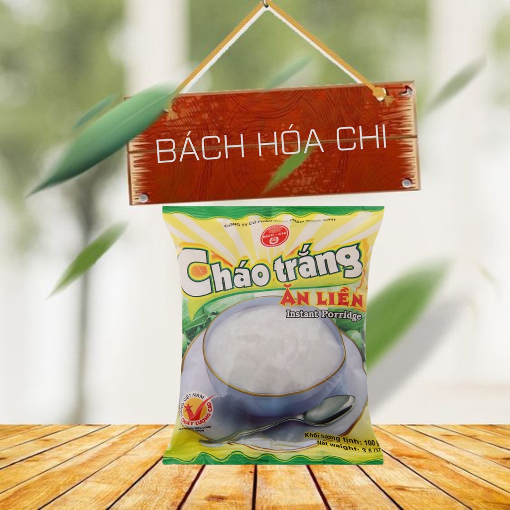 Thùng 30 gói Cháo trắng Bích Chi gói 100g
