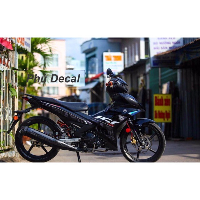 Tem Exciter 150 Y15ZR Đen bóng