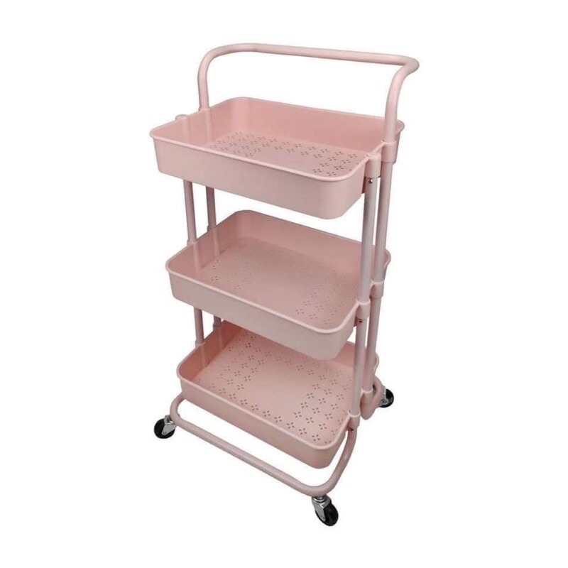 kệ nhựa 3 tầng đựng đồ nail- spa - phun xăm