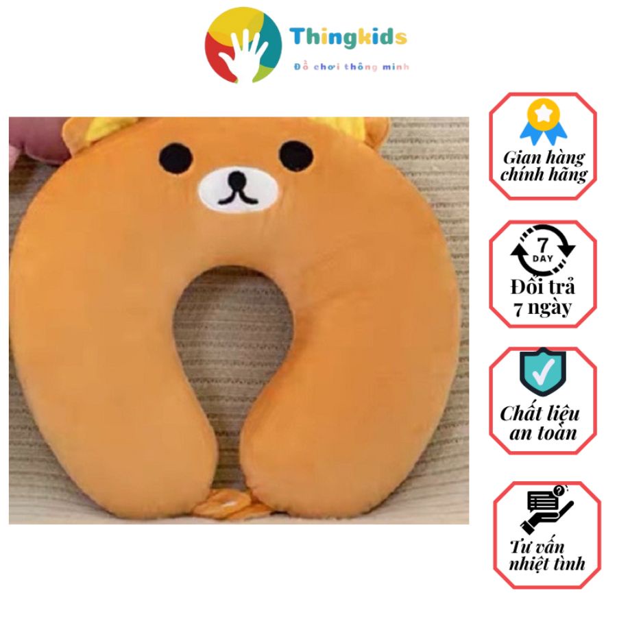 Đệm đỡ cổ, Gối chữ U kê cổ chống đau mỏi vai gáy - Thingkids