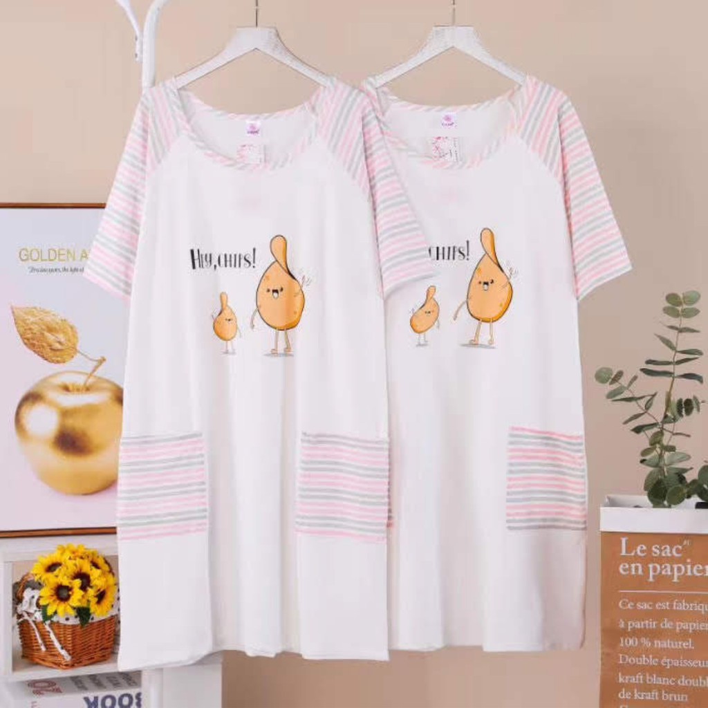 Đầm Ngủ Dáng Rộng Thoải Mái - Dễ Thương Dạo Phố Mặc Nhà | BigBuy360 - bigbuy360.vn