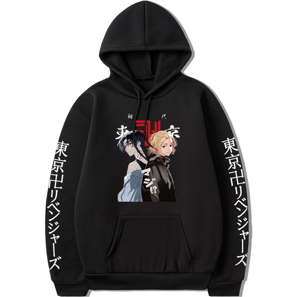 💥Hàng Độc✨ Hoodie in hình Mikey Tokyo Revengers Anime màu trắng độc đẹp giá siêu rẻ áo mát chất xịn ❤