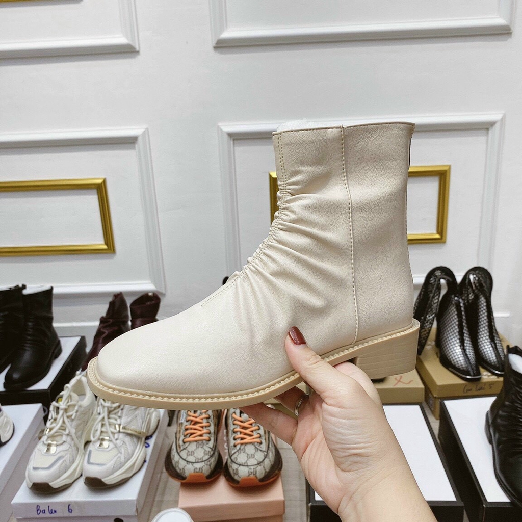 FREESHIP BỐT THỜI TRANG,BỐT NỮ DÚM ĐẾ BẰNG ÊM CHÂN FULLBOX MS 1017 | BigBuy360 - bigbuy360.vn