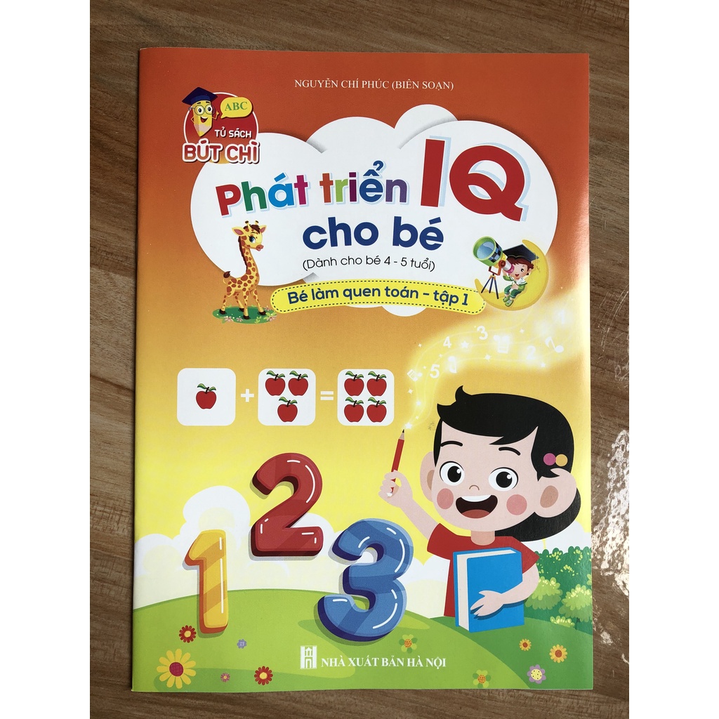 Sách - Combo Phát triển IQ cho bé 4-5 tuổi và 5-6 tuổi (2 bộ - 16 cuốn)