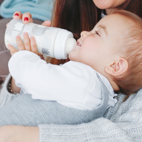 Bình sữa Suavinex cổ rộng mẫu thiên nga mới 270ml