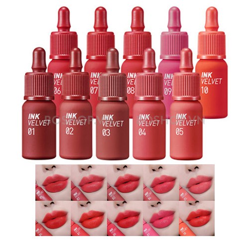 Son Kem Lì Peripera Ink Velvet Lip Tint New 4G