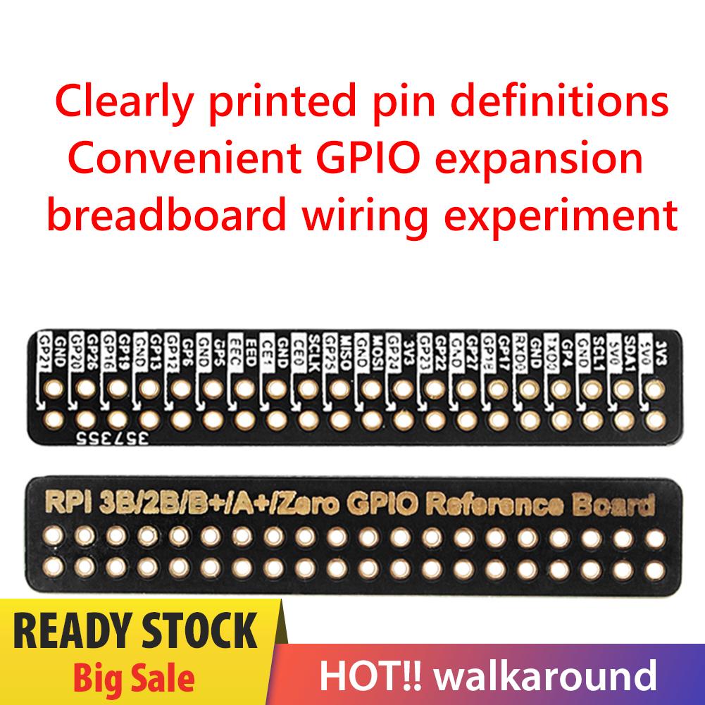 walkaround Raspberry Pi 4B GPIO Reference Board Fit for Raspberry Pi 2 Type B/ B+