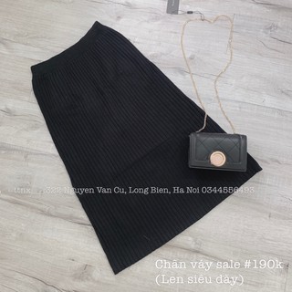 SALE OFF CHÂN VÁY LEN SIÊU DÀY