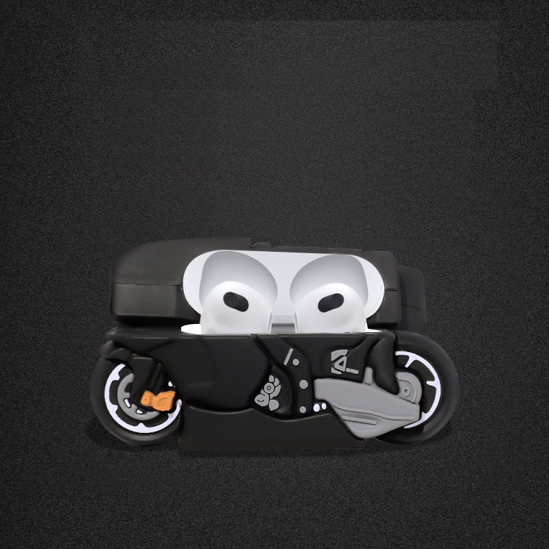 Vỏ Bảo Vệ Hộp Sạc Tai Nghe compatible AirPods 3 / 3rd) 2021 Surcompatible AirPods3 Curise 3rd compatible AirPods2gen Ốp