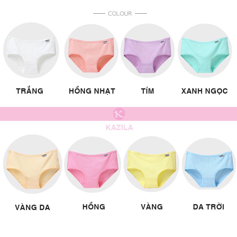 Quần lót nữ H&P PULO, quần lót cotton cao cấp xuất Mỹ Kazila QLH1