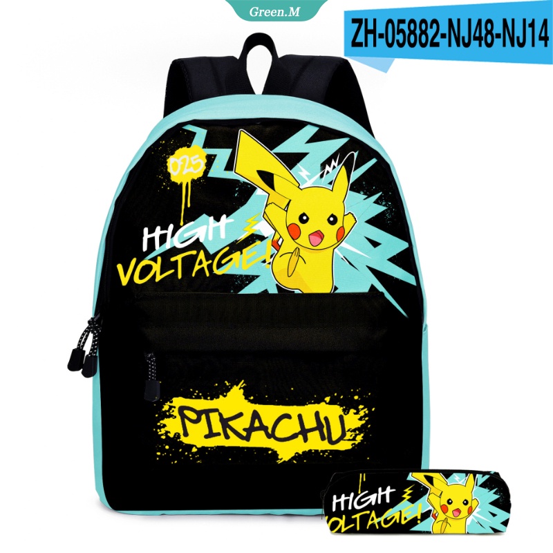 Balo Đi Học Họa Tiết Pokemon Pikachu Dễ Thương Làm Quà Tặng Sinh Nhật Cho Bé