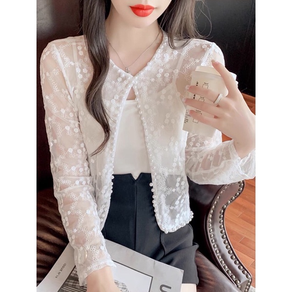 Áo choàng ren mùa hè cho váy, áo cardigan | BigBuy360 - bigbuy360.vn