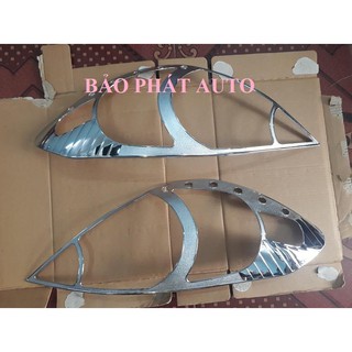 Bộ ốp viền đèn pha Toyota Innova 2006-2012 mạ crom Sáng bóng
