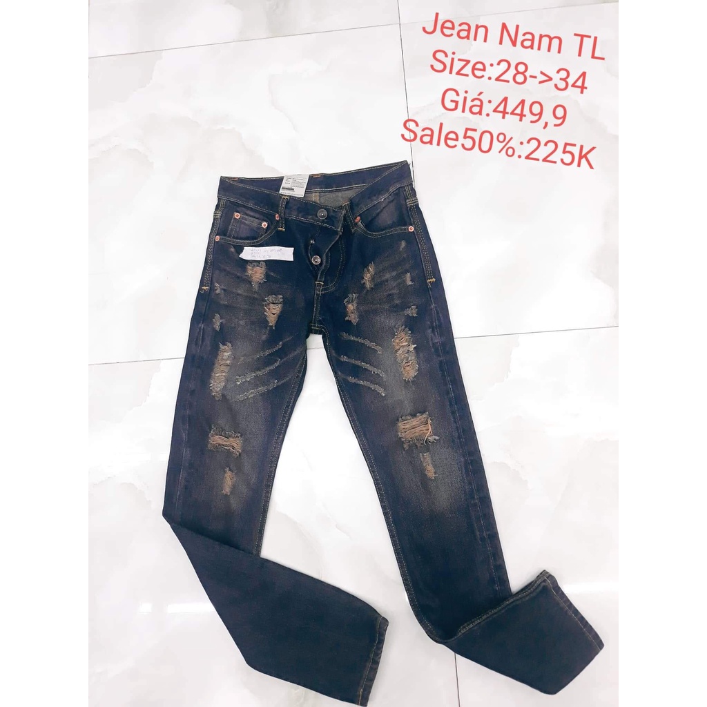 Quần jean nam Thái Lan lẻ size
