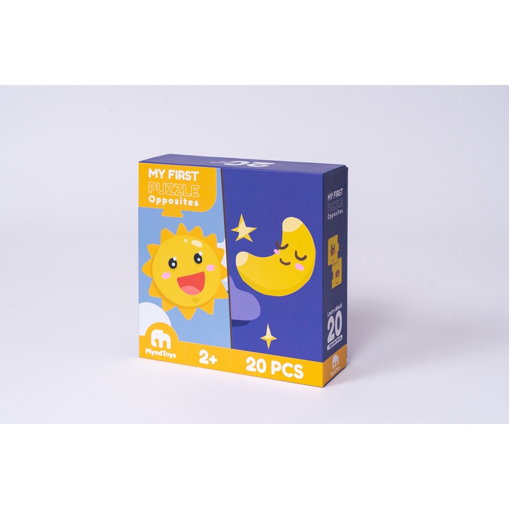 Đồ chơi xếp hình Đối lập giúp phát triển nhận thức và giác quan- Dành cho bé từ 2 tuổi- My First Opposites MyndToys
