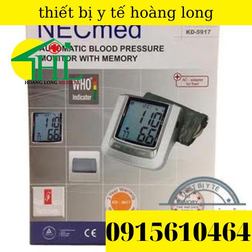 Máy Đo Huyết Áp Điện Tử Bắp Tay Hiệu Necmed  KD-5917 Bảo Hành 5 Năm
