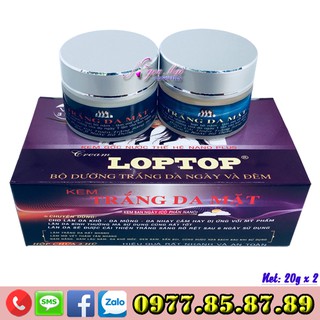 Bộ kem dưỡng trắng da ngày và đêm gốc nước thế hệ Nano Plus LOPTOP