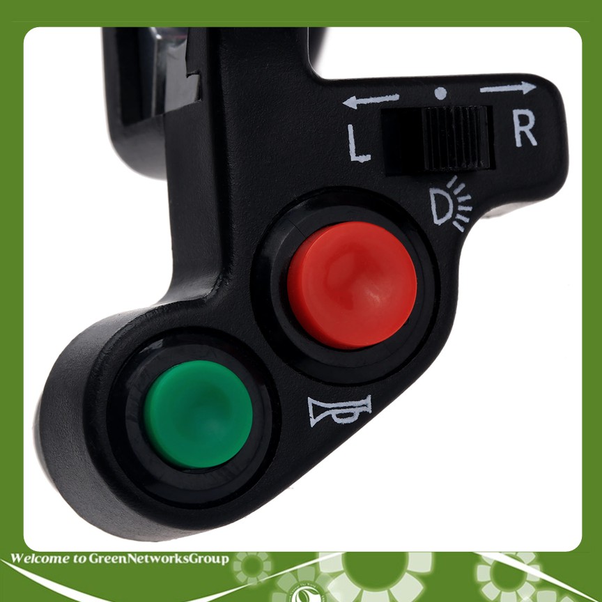 Cùm công tắc F5 với 4 chức năng on, off, còi xe, xi nhan