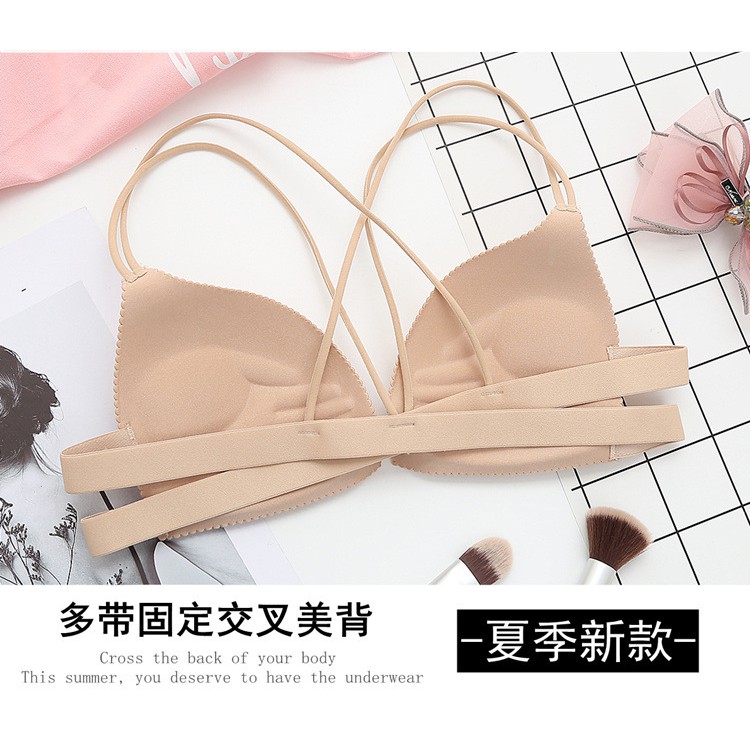 Áo Lót Bra Nữ Cài Trước Đệm Mỏng Nâng Ngực Bàn Tay Dây Mảnh sexy BR01